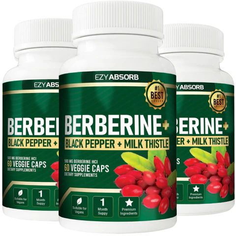 Berberine 3 Bottles